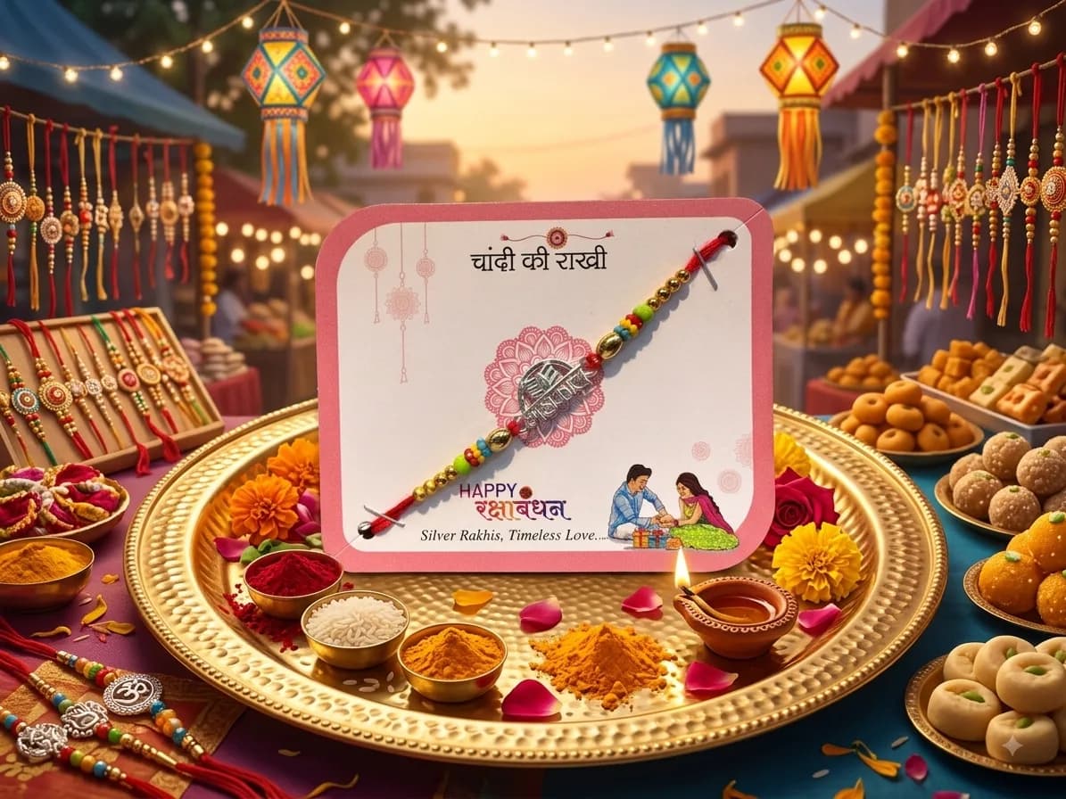Silver Rakhi 3