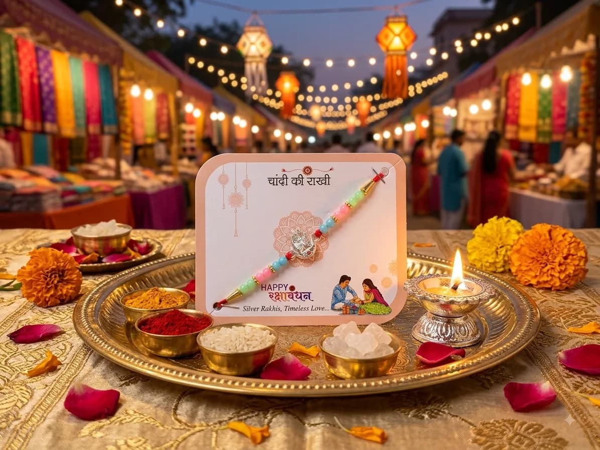 Silver Rakhi 4