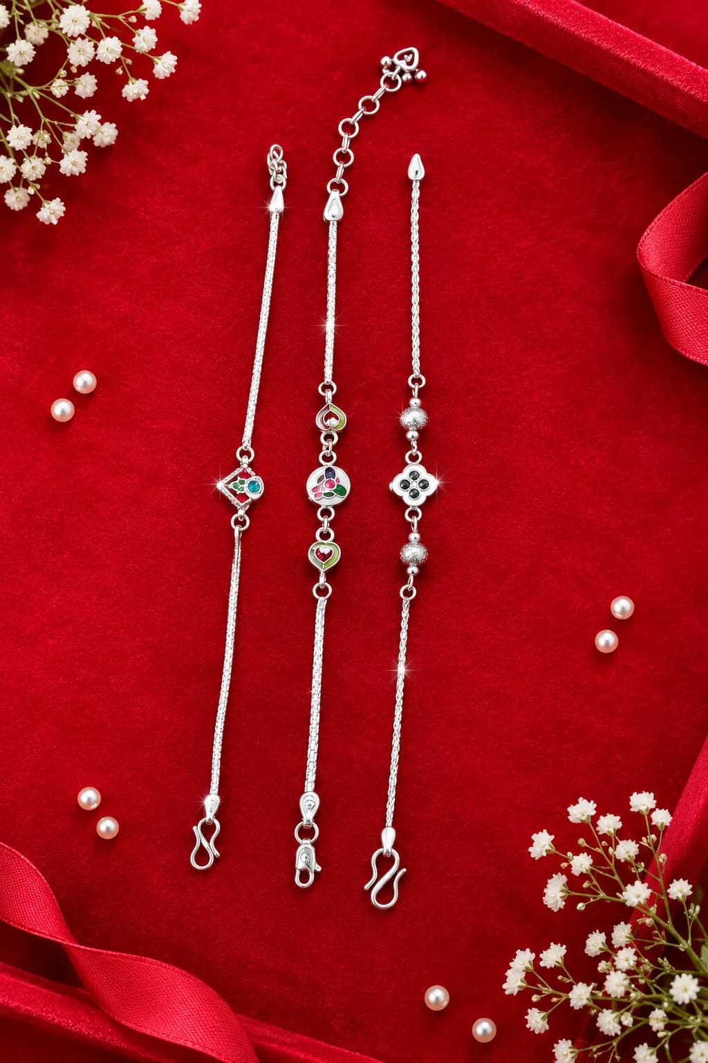 Silver Rakhi 10