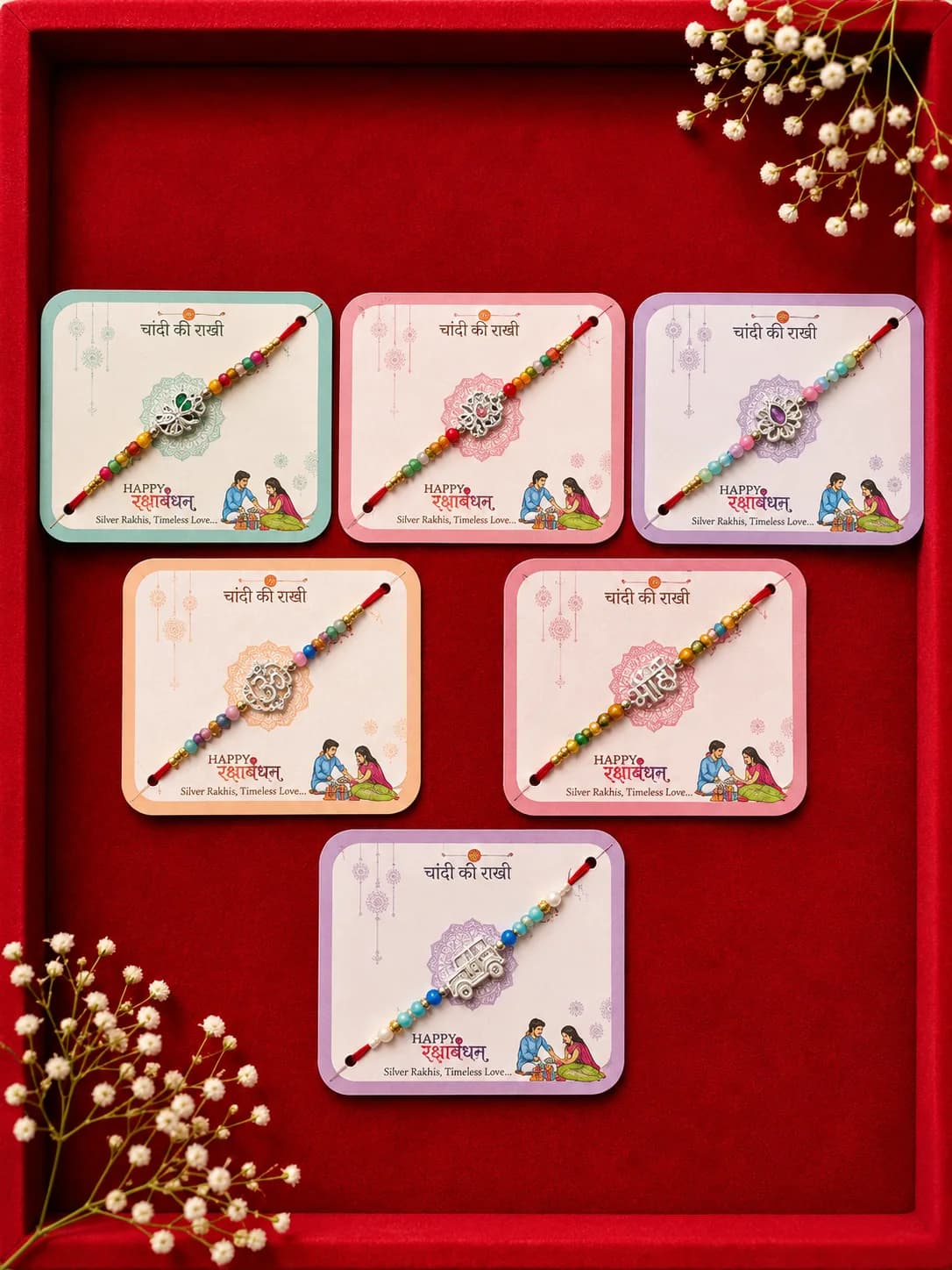 Silver Rakhi 11
